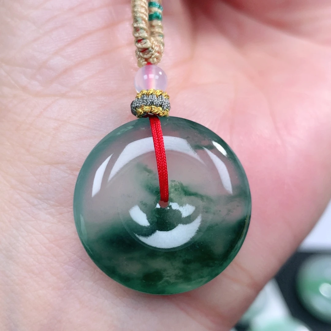 翡翠未镶嵌颈饰23.5-5.5