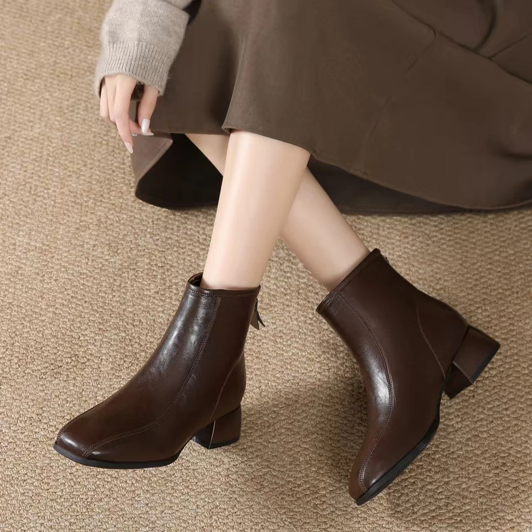 【品牌力荐】秋冬高级洋气百搭时尚舒适靴子3115