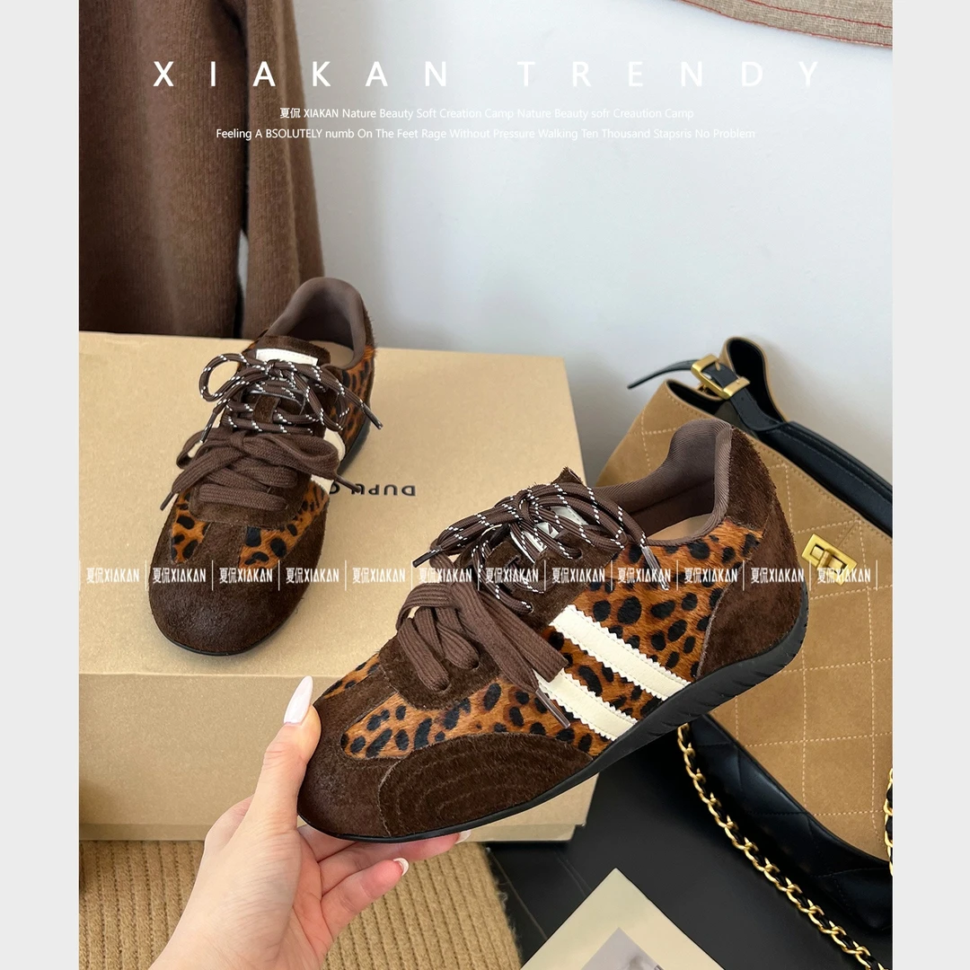 夏侃XIAKAN 内增高6公分新款时尚休闲鞋圆头懒人鞋嘻哈风德迅女鞋