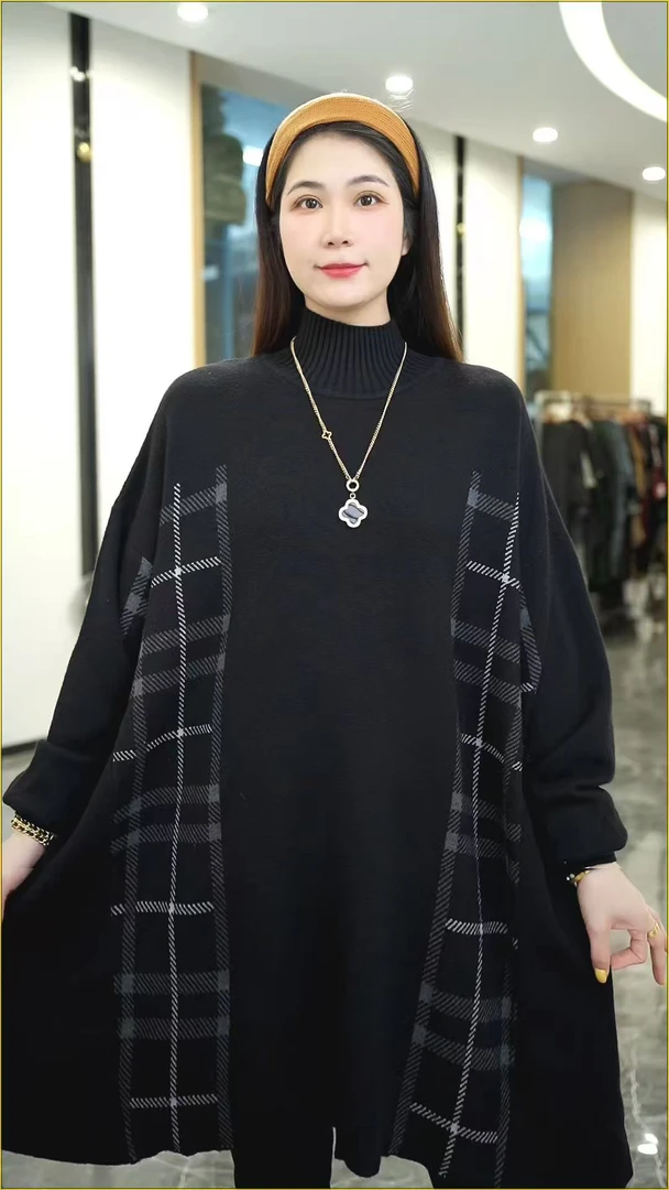 加厚保暖【九歌】秋冬必备时尚高端大气上档次高档毛衣上衣-6212#