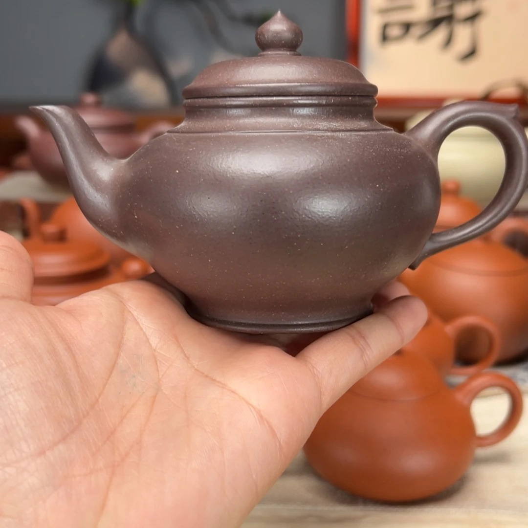 紫砂茶壶昵***置底槽清的240