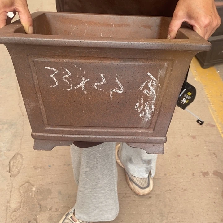 拾***院紫砂花盆自动挡住
