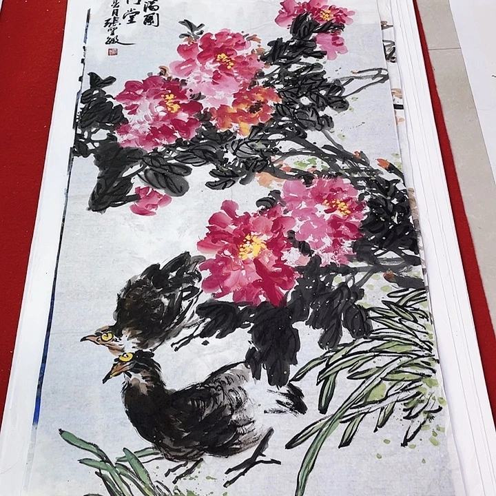 国画张圣敏先生纯手绘作品