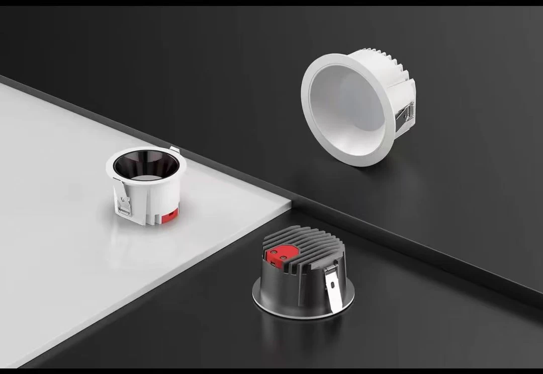 高端FLP防眩光天花无主灯筒灯家用走廊过道高显COB光源射灯玄