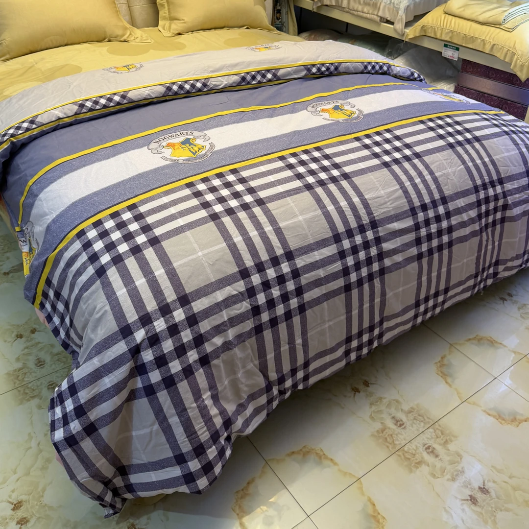 直播福利全棉活套双人印花春秋被2.2x2.4