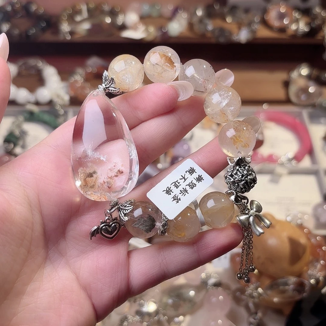 Y***a水晶手链合金手串