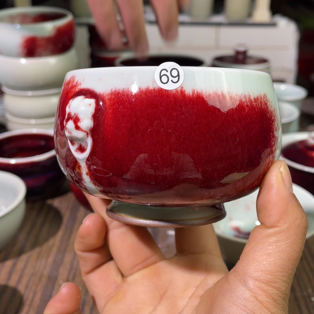 瓷片纯手工制作…………微微瑕