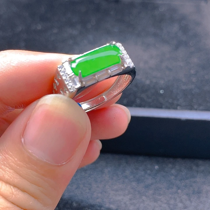 【闪购商品】翡翠银S925镶嵌颈饰翡翠