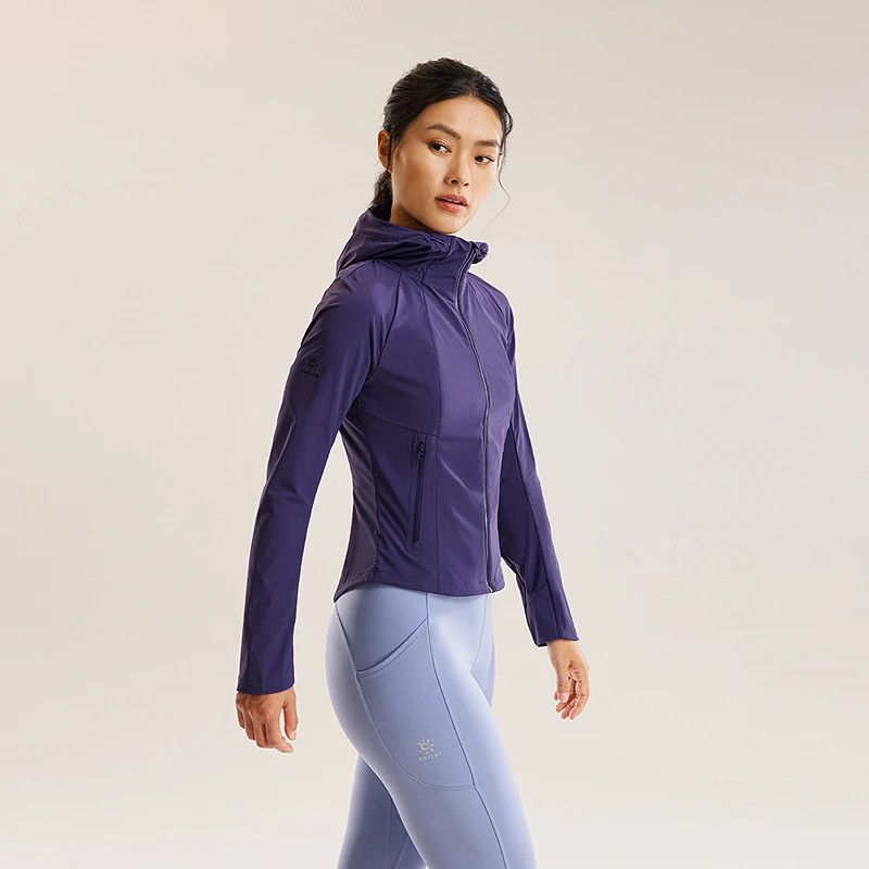 KAILAS凯乐石 M8-LT 连帽软壳衣防泼防晒透气速干户外徒步外套女