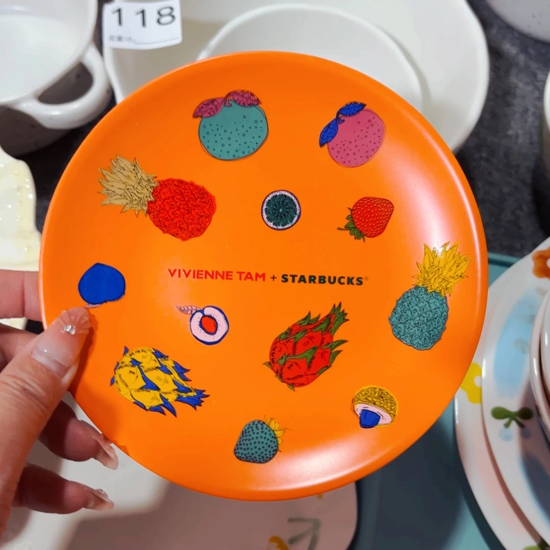 陶瓷孤品咖啡碟小吃碟