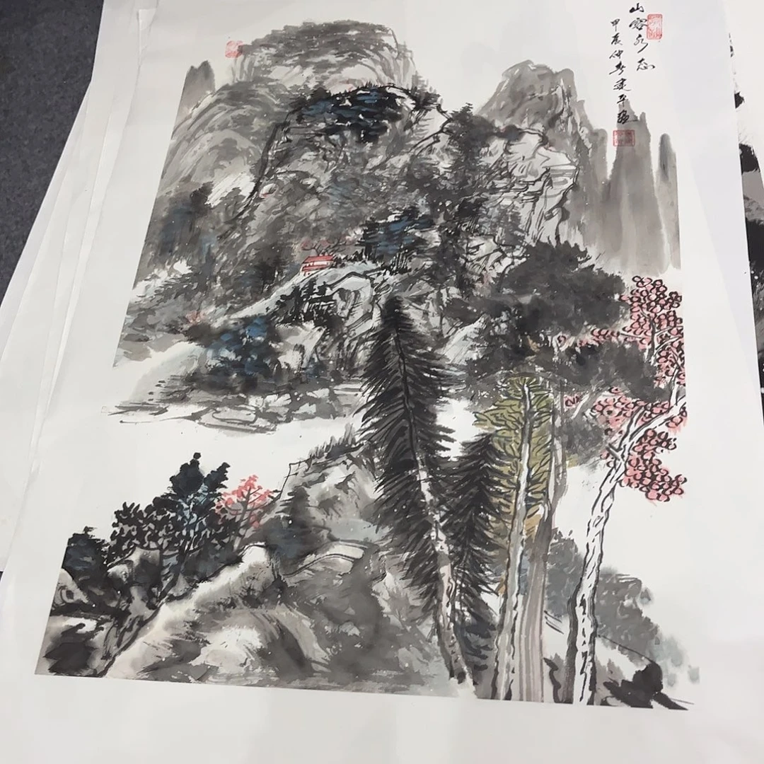 国画D国画作品单幅任发