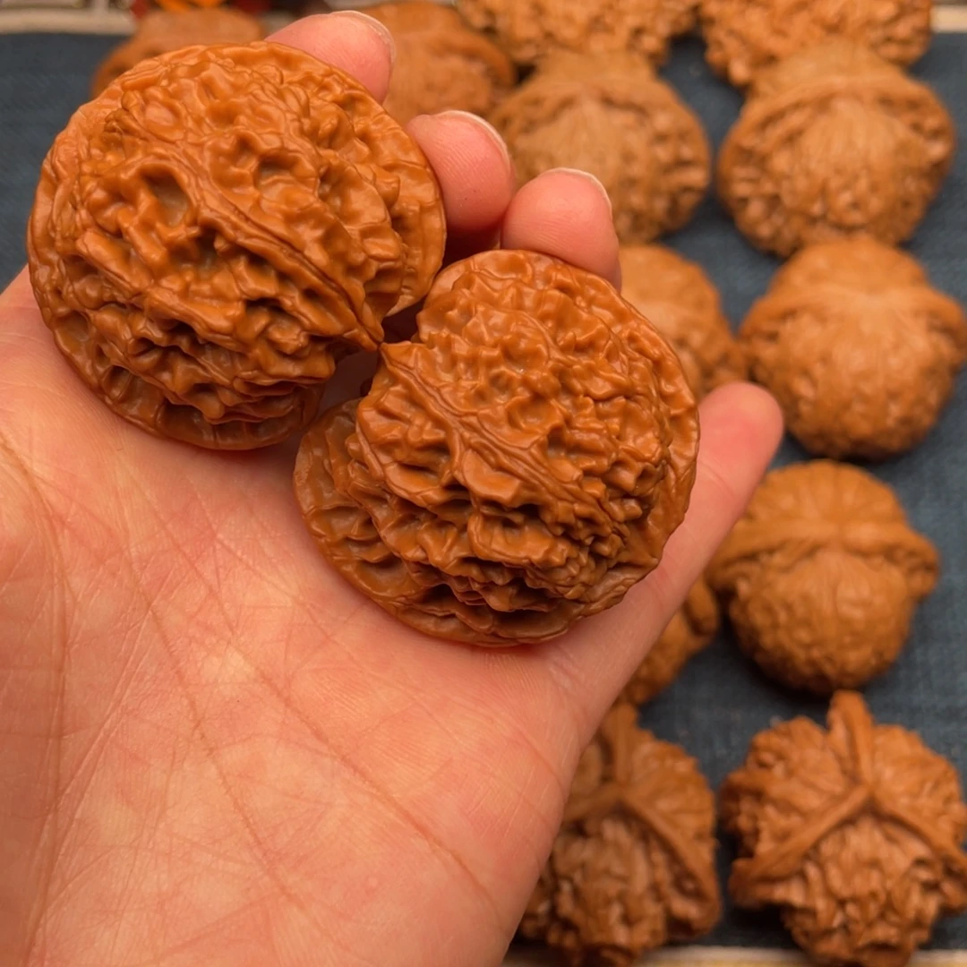 文玩核桃把件40全品精品苹果