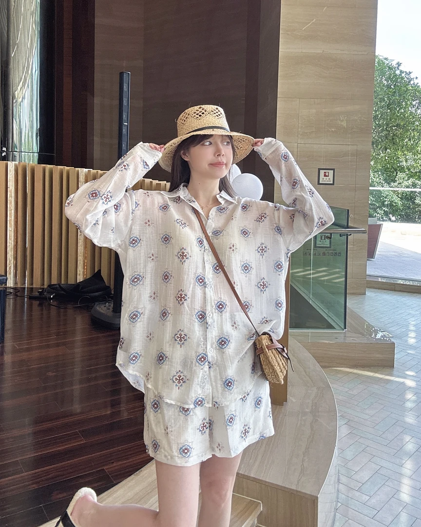 BETTERJOELAY-【碧水青山】高端套装时尚百搭简约休闲风套装TWL055