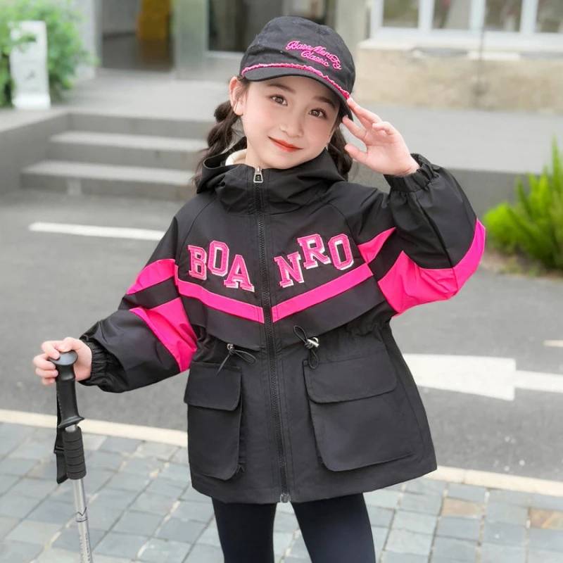 巴拉巴拉男孩女孩女童时髦可拆卸三合一冲锋衣2025春秋新款儿童洋