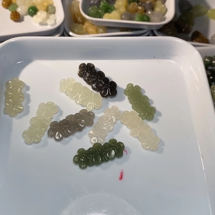 和田玉未镶嵌手链微瑕发二打包338