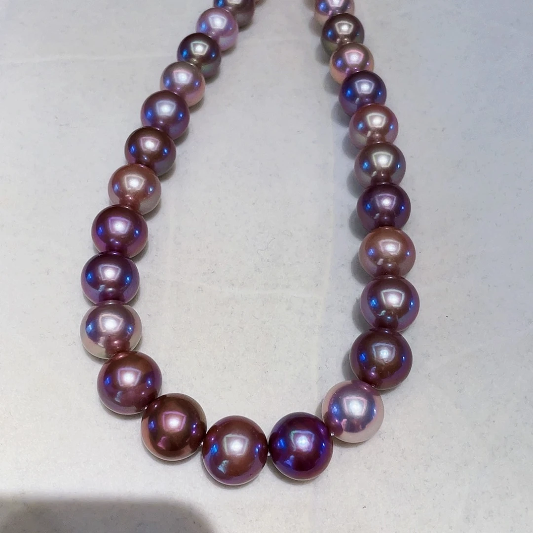 M***G淡水珍珠银S925镶嵌颈饰