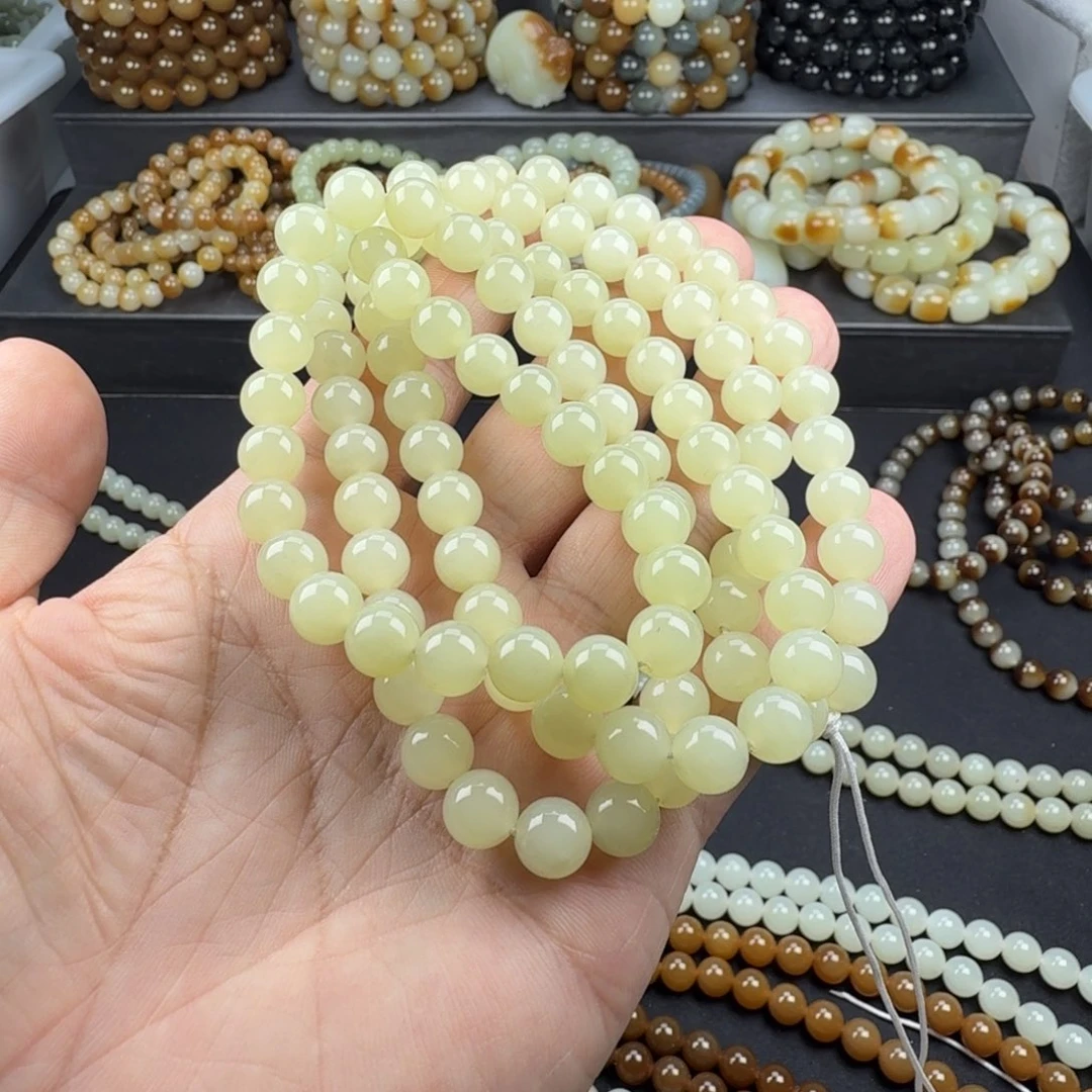 用***9和田玉未镶嵌手链