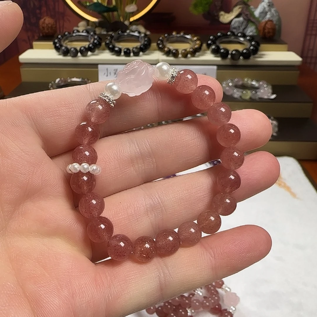 未镶嵌手串水晶闪购