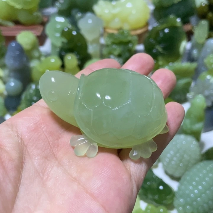 【闪购商品】未镶嵌蛇纹石玉把件