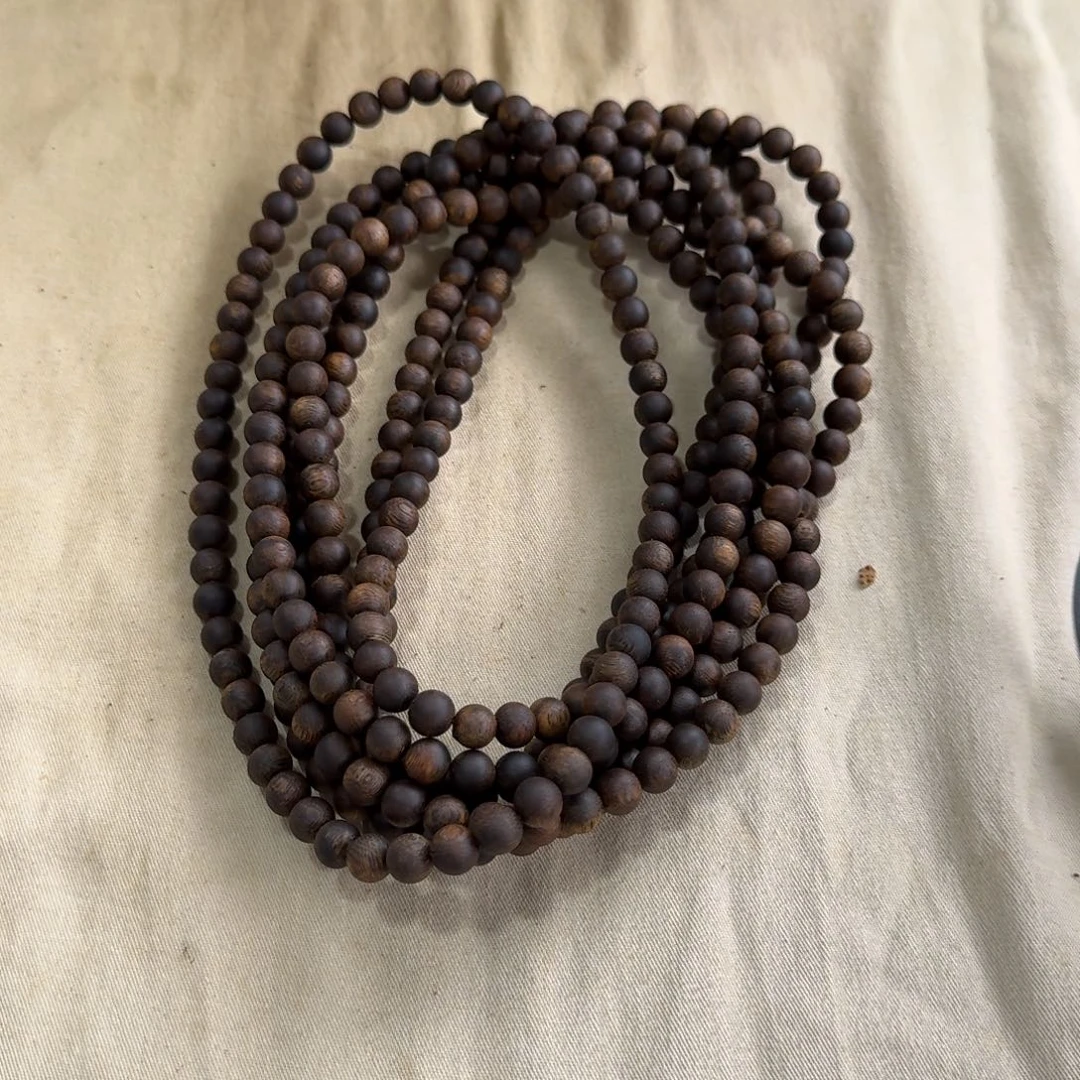 沉香手串绿奇楠双圈约0.8-14多样性发一条