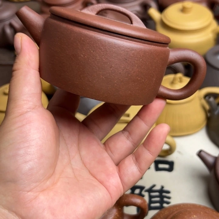 茶壶紫砂底槽清半手工160cc左右瑕疵不挑
