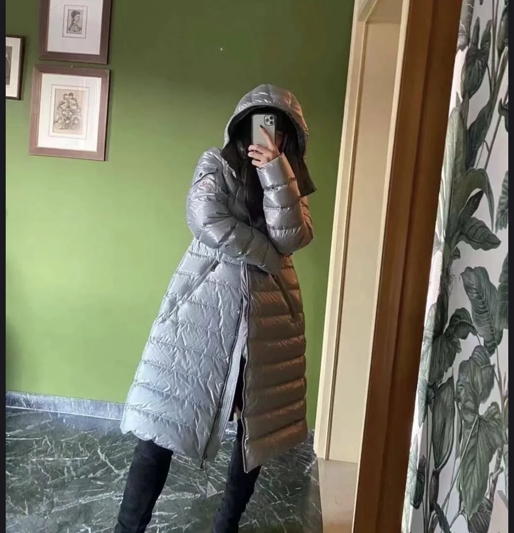 95新 MONCLER   20281   银色袖标羽绒服 0码 95新