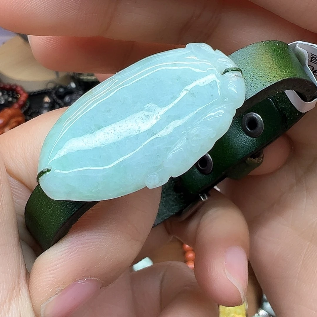翡翠戒指未镶嵌炸