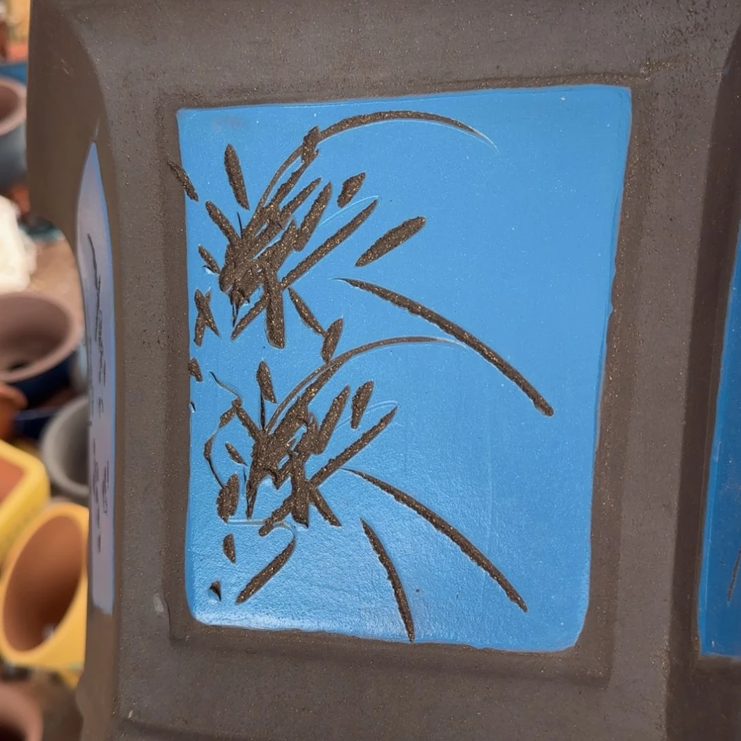 紫砂花盆口径33.21口径