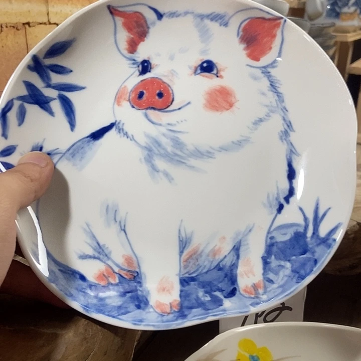 至***宝景德镇手绘高温釉下彩