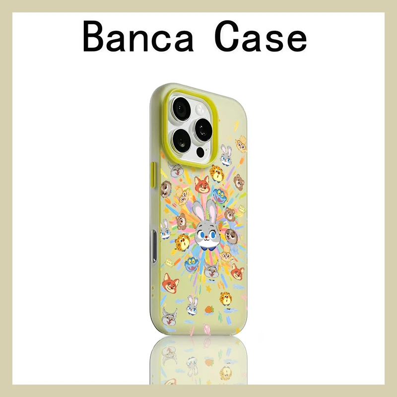 BANCA疯狂动物园适用苹果17promax果冻二合一手机壳iPhone16/1514