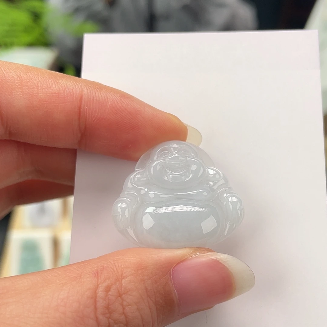 蒙****翡翠未镶嵌颈饰佛公