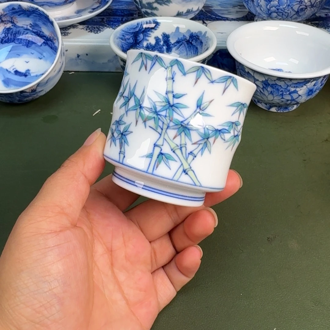 景德镇纯手绘茶具圆圆266
