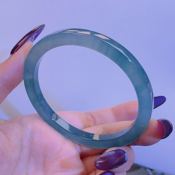 翡翠未镶嵌手镯5960