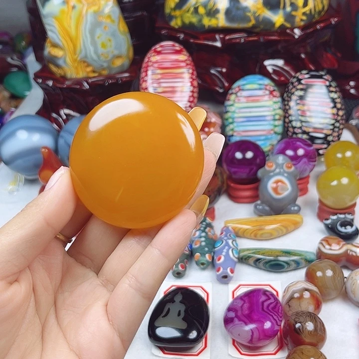 未镶嵌耳饰玛瑙/玉髓