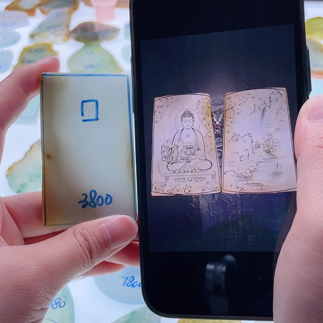 定制翡翠未镶嵌天然翡翠包工