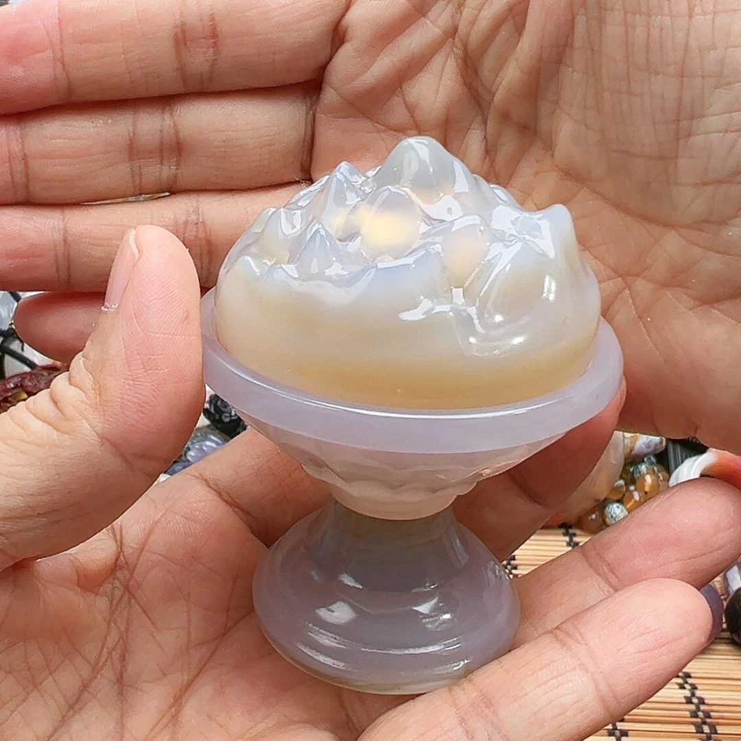 未镶嵌玛瑙/玉髓珠宝半成品