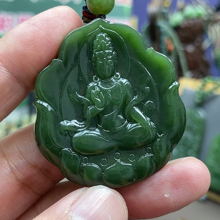 和田玉（碧玉）未镶嵌颈饰