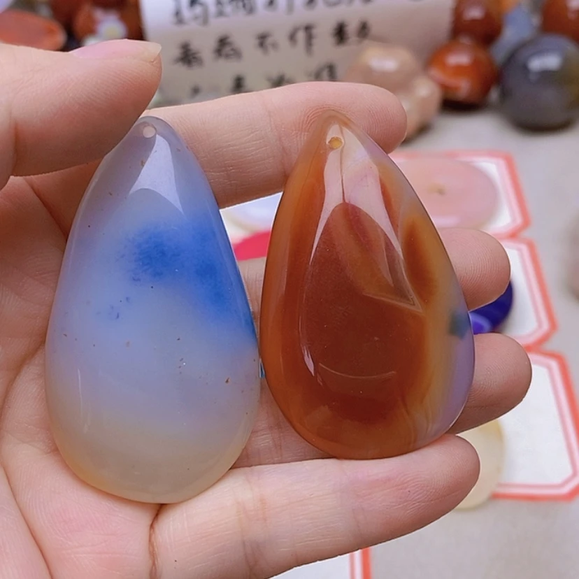 【闪购商品】未镶嵌玛瑙/玉髓珠宝半成品虎***，