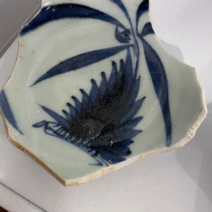 瓷片现代瓷器青花瓷片