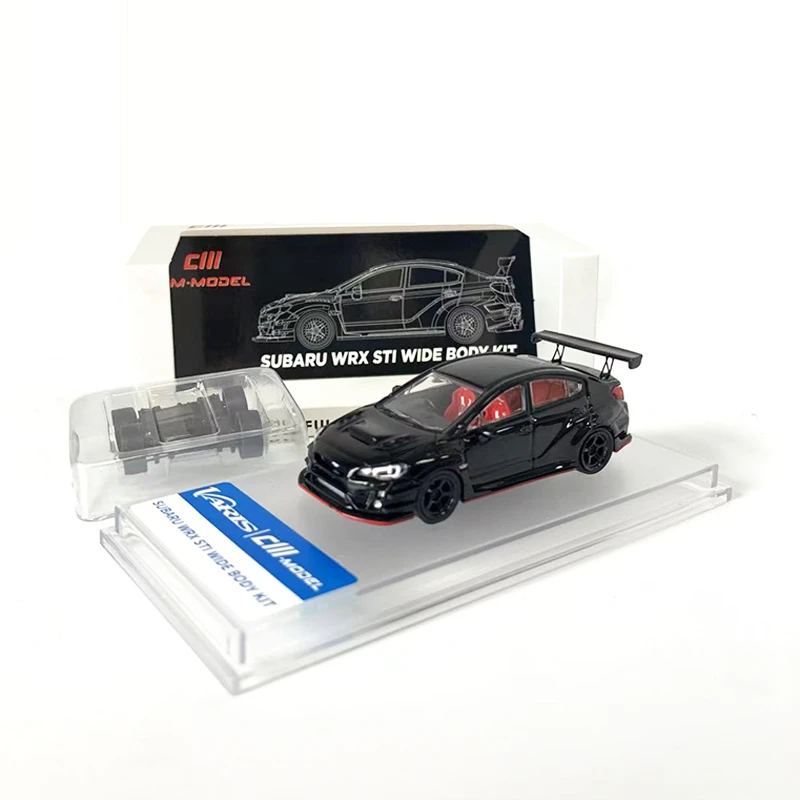CM 1:64 斯巴鲁 STI Varis Widebody 合金汽车模型送替换轮一套