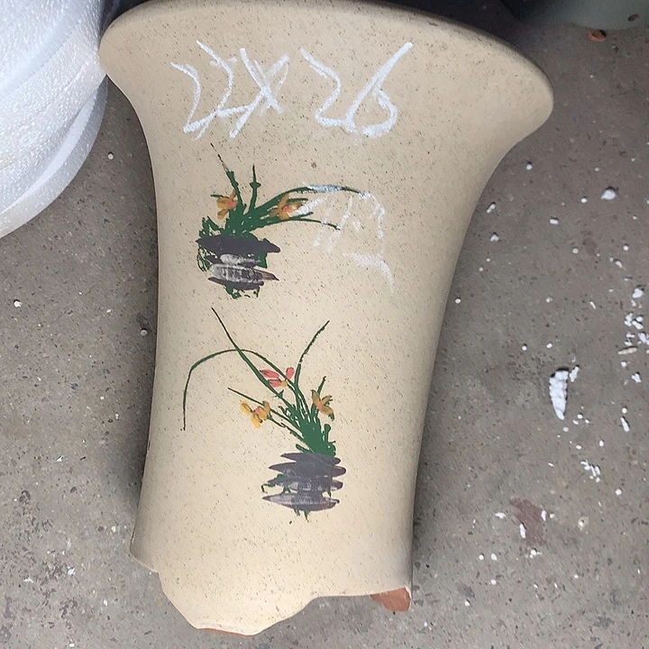 紫砂花盆紫砂的颜色很好看呀
