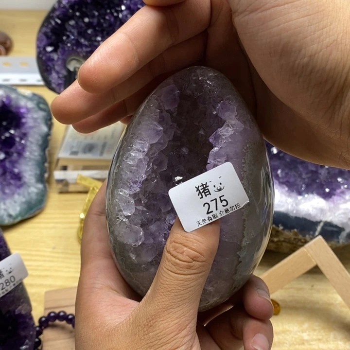 未镶嵌紫晶大型摆件（非配饰）q*