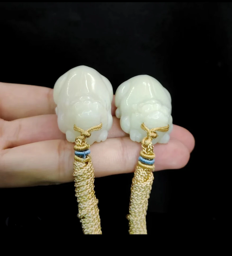 【老三珠宝】和田玉貔貅吊坠赠绳子D3【多样性发其一】约39-25-19mm
