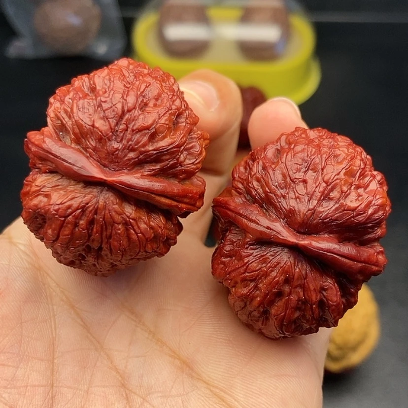 【闪购商品】把件文玩核桃40尺铁狮子头
