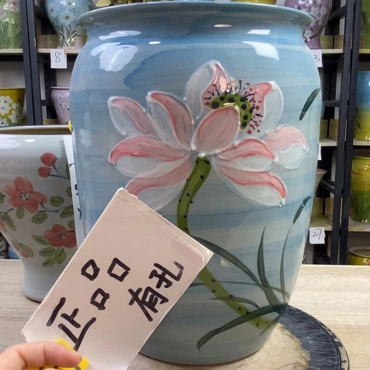 景德镇高温陶瓷花盆