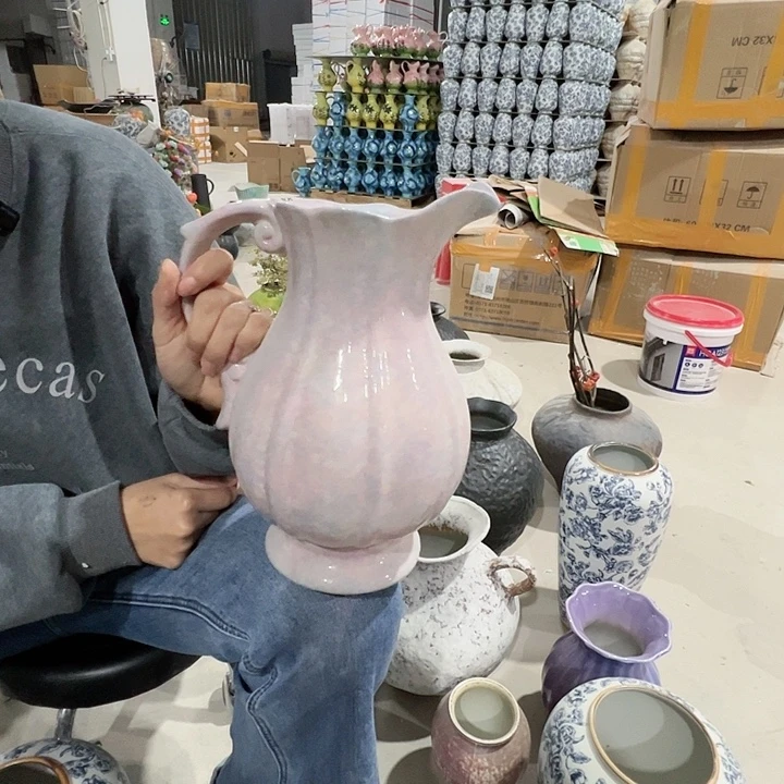 陶摆件景德镇陶瓷花瓶工厂