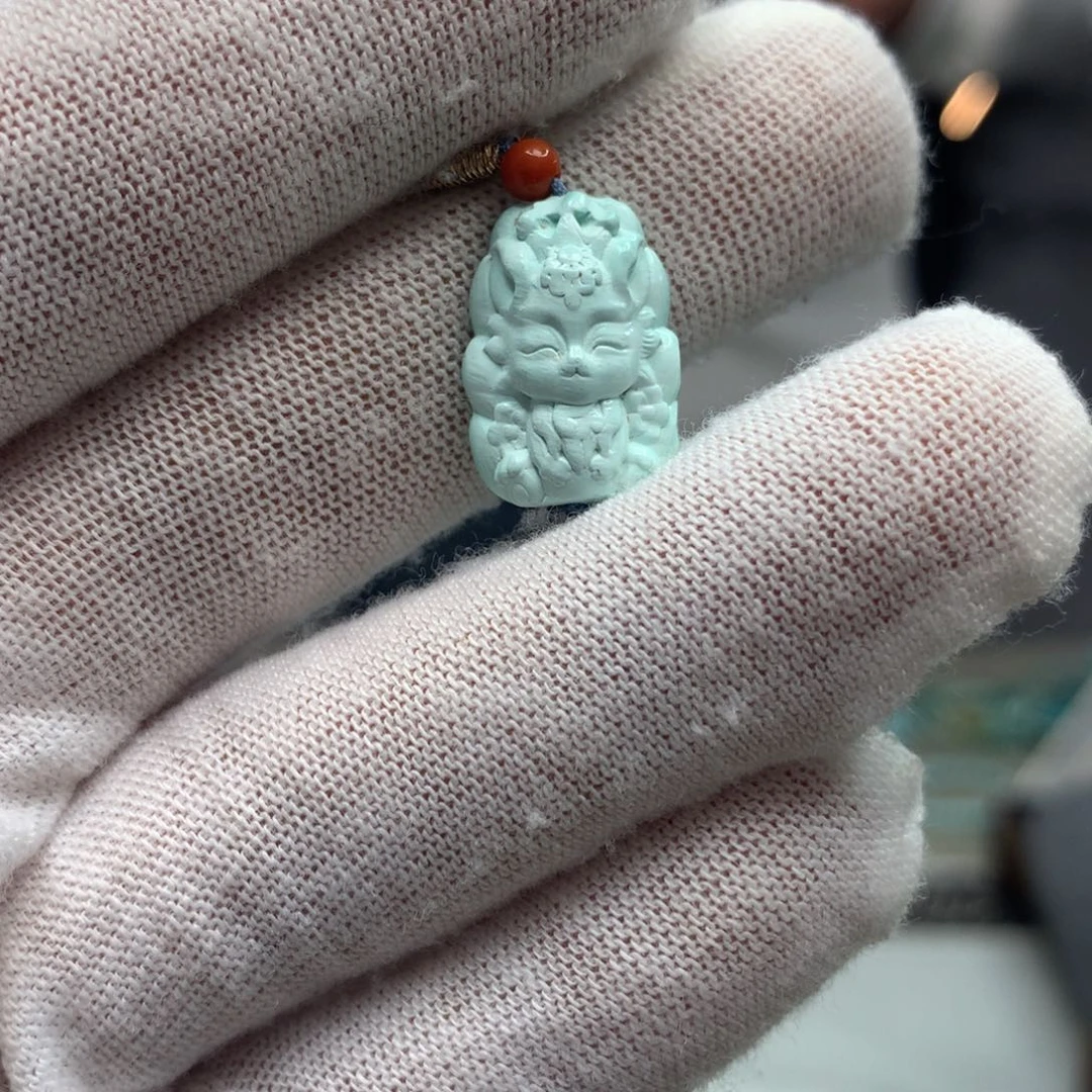 绿松石挂件未镶嵌