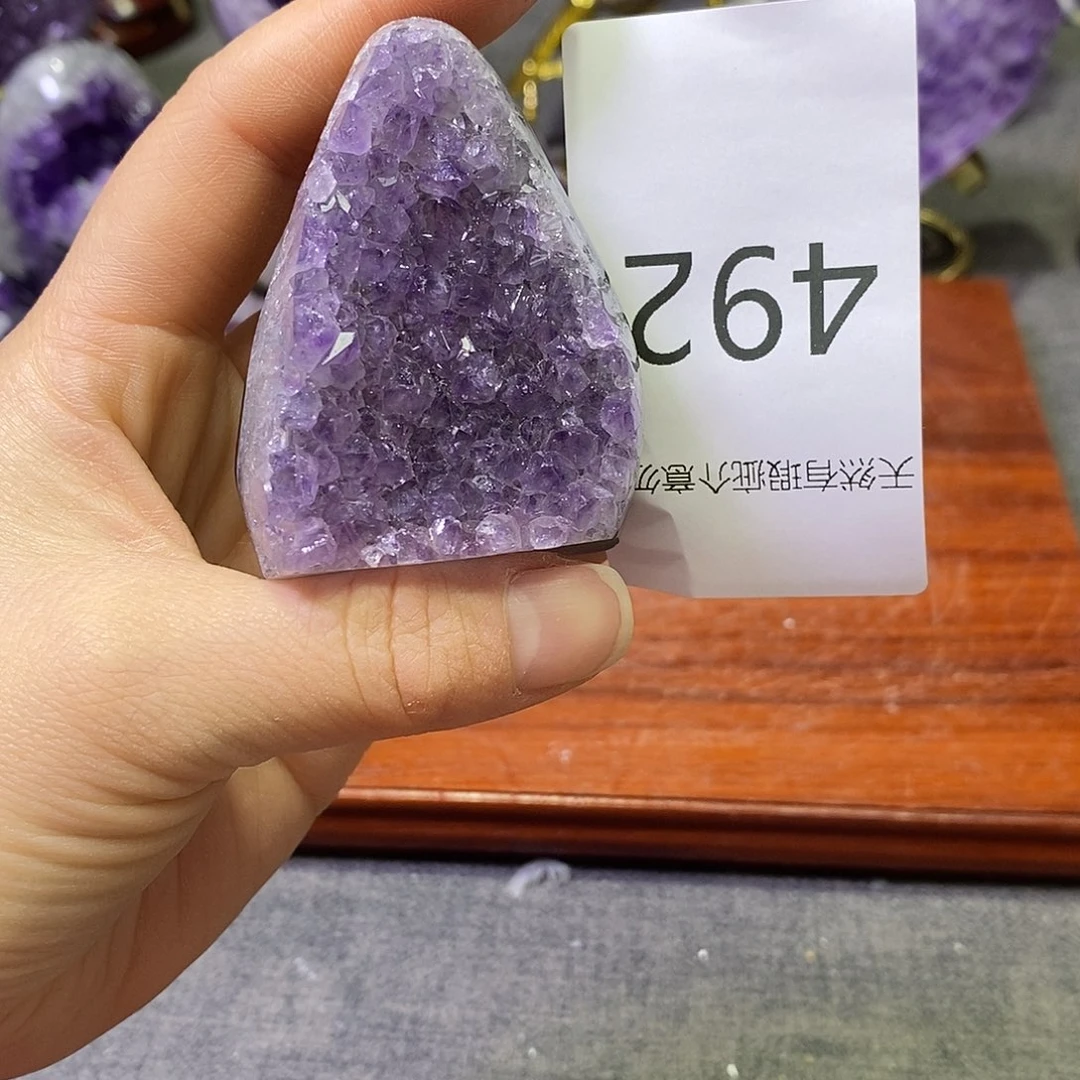 紫晶珠宝半成品未镶嵌