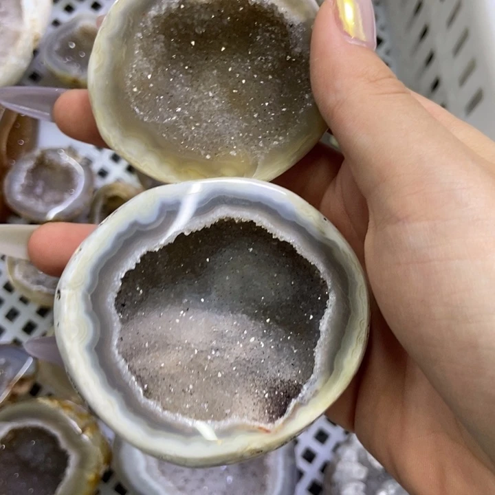 未镶嵌珠宝半成品水晶聚宝盆