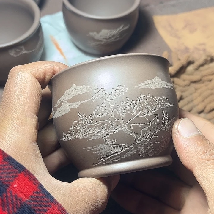 用***3茶壶紫砂精品紫砂主人杯